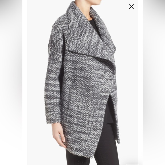 NORDSTROM Wool Blend Sweater Coat - Picture 2 of 10